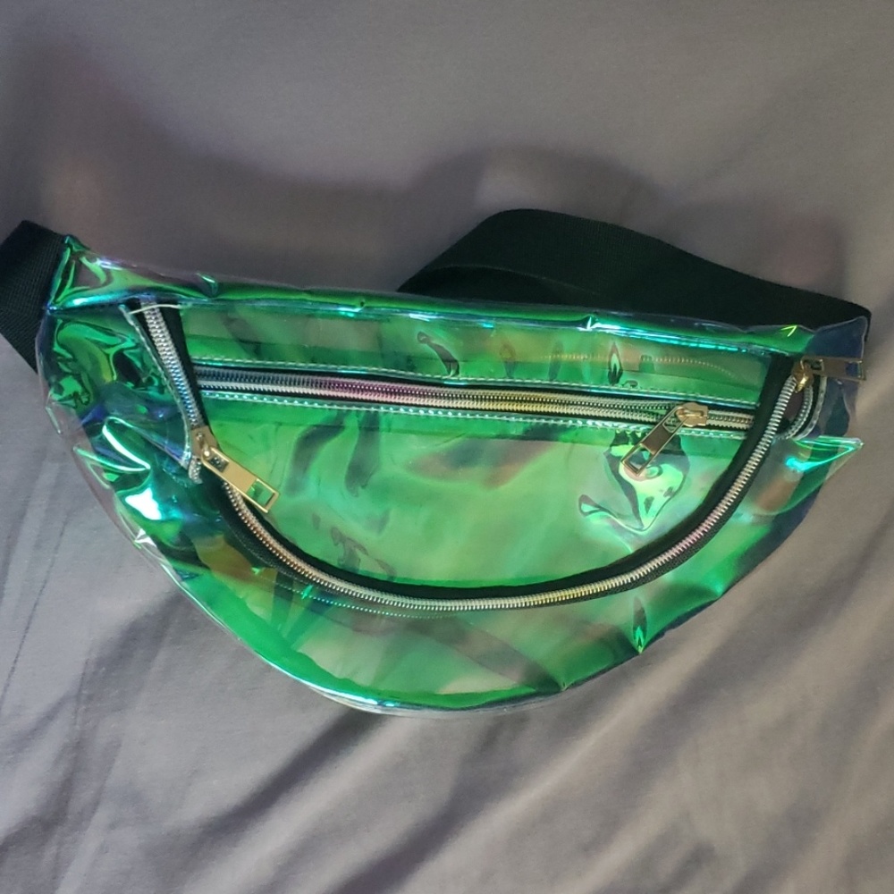 Iridescent fanny pack